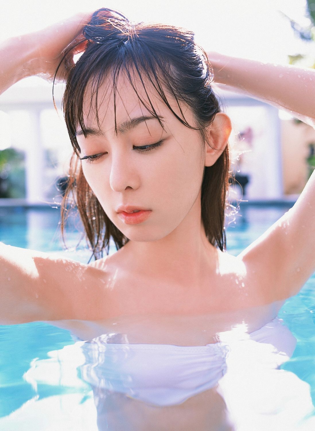 秋山莉奈-[YS Web]高清写真图套图写真图集Vol.261气质美臀比基尼 秋山莉奈女神私房照|福利社