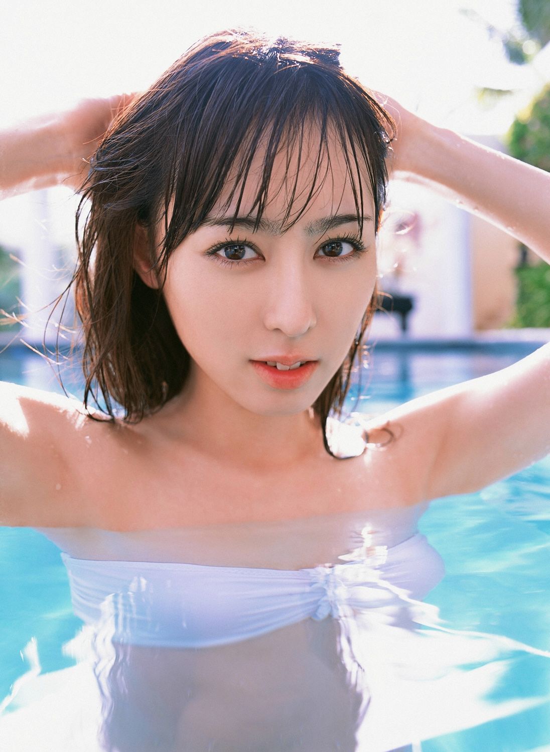 秋山莉奈-[YS Web]高清写真图套图写真图集Vol.261气质美臀比基尼 秋山莉奈女神私房照|福利社