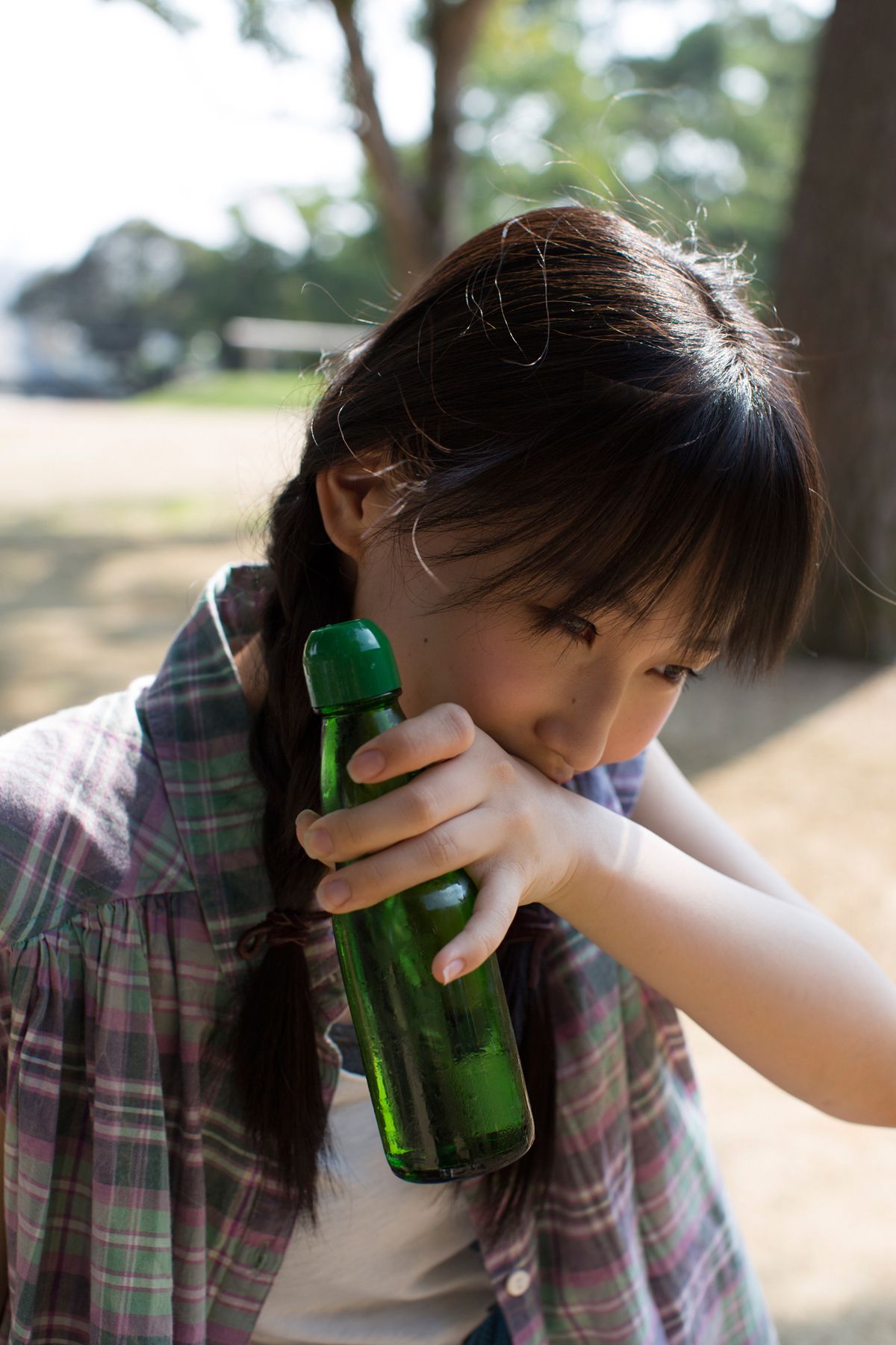 鞘师里保-[H!P Digital Books套图写真图集]高清写真图No.118户外清纯校服 鞘师里保女神私房照|福利社