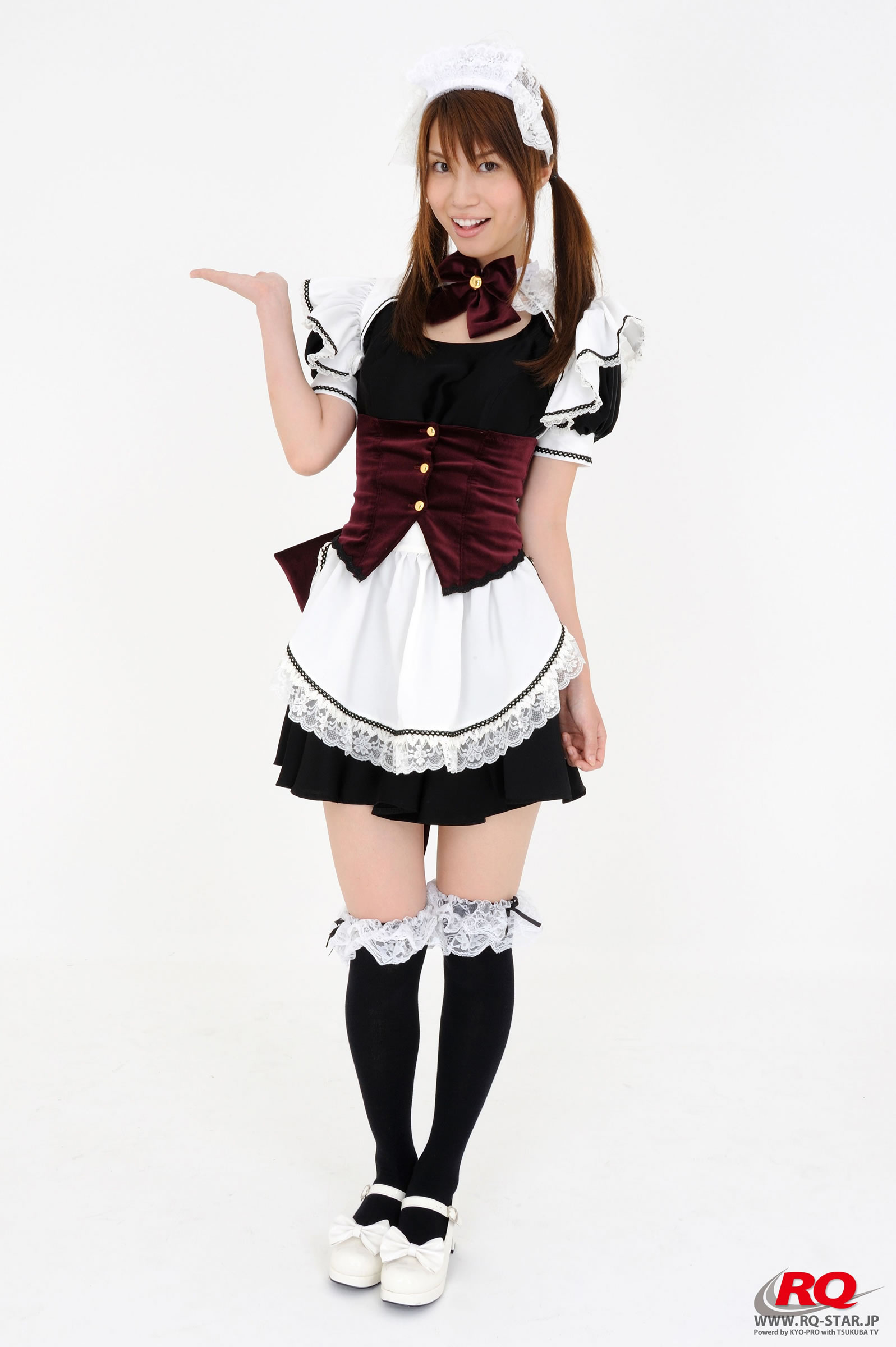 小暮亚希(小暮あき) [RQ-Star]高清写真图No.0006 Maid Costume女仆角色扮演 小暮亚希女神私房照 - 福利社[RQ-Star] No.0006 小暮亚希Aki Kogure的女仆诱惑Maid Costume，共151张照片|福利社