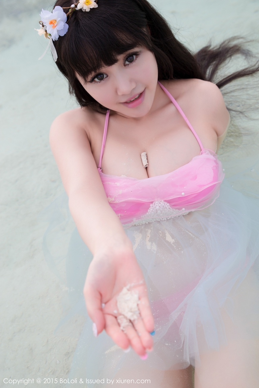 Barbie可儿 [BoLoli波萝社]高清写真图2015.09.16 VOL.057波涛胸涌沙滩比基尼诱惑 barbie可儿女神私房照|福利社