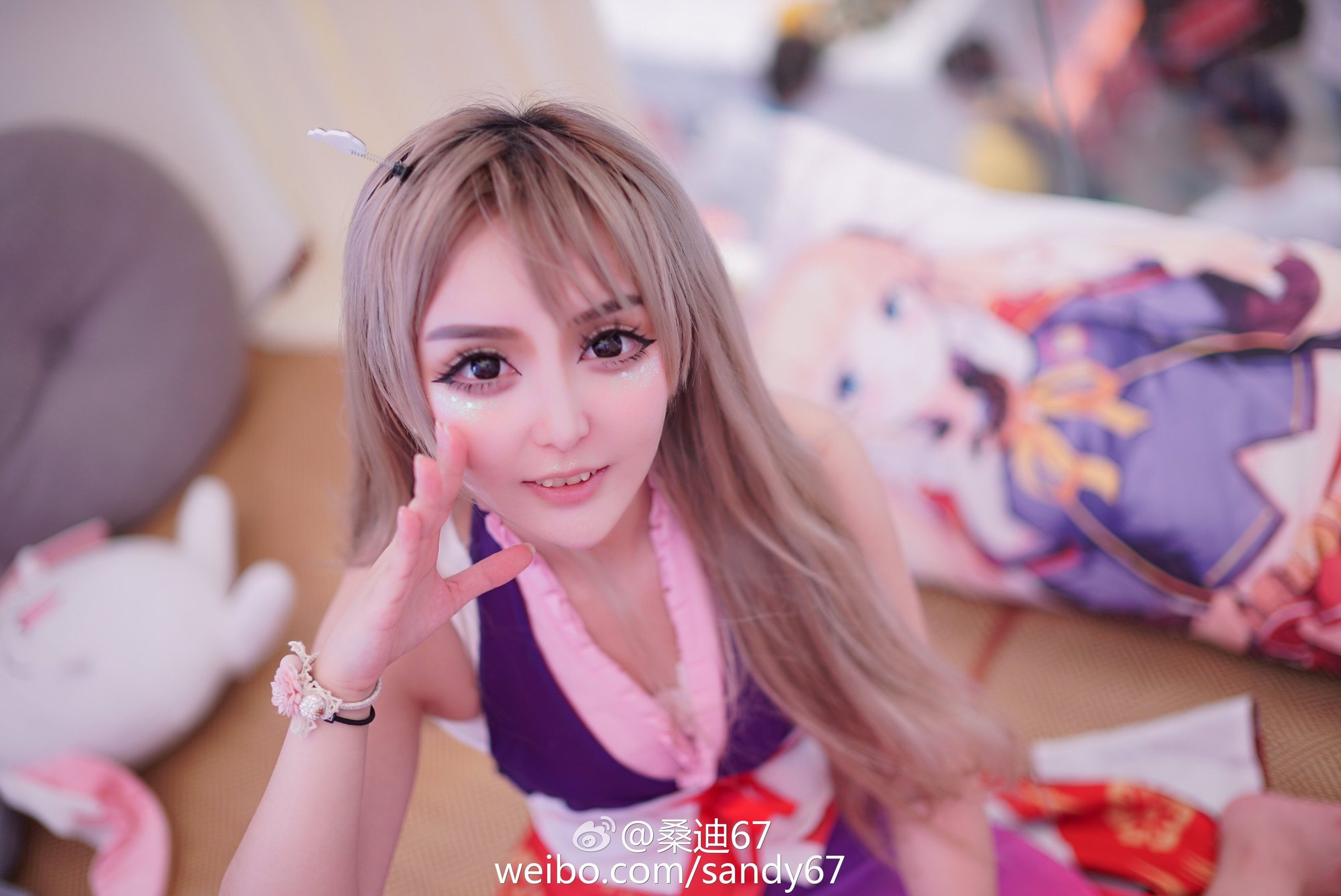 桑迪67 ChinaJoy2016晨之科游戏展台SG萝莉 桑迪67女神私房照 - 福利社桑迪67，ChinaJoy2016晨之科游戏展台Showgirl，一位有着洋娃娃面孔的美少女。|福利社