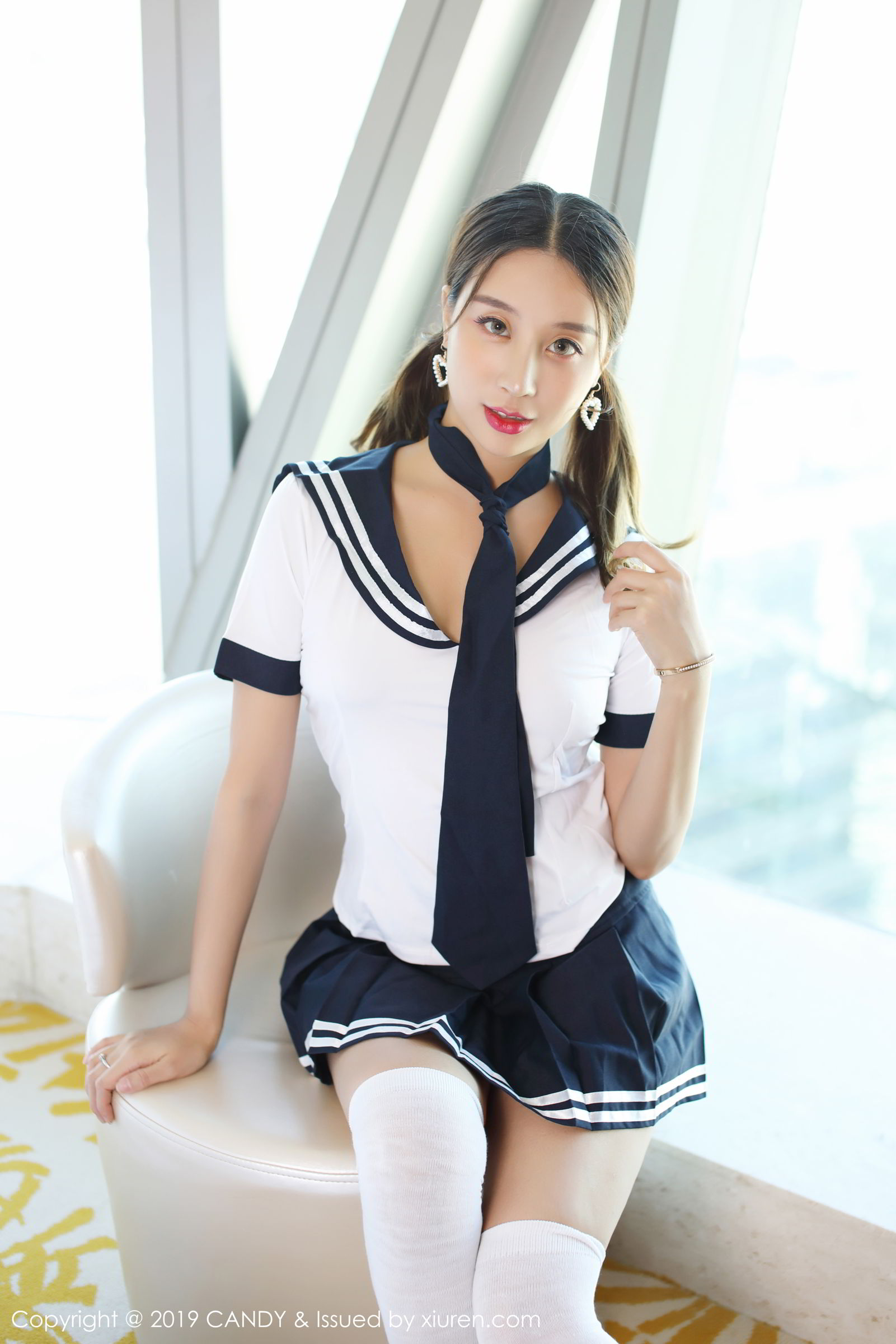 [CANDY]高清写真图 2019.07.12 VOL.073 筱慧校服丁字裤美臀 筱慧Icon女神私房照 - 福利社模特@筱慧发布，清纯学生制服，希望大家喜欢和多多支持。|福利社