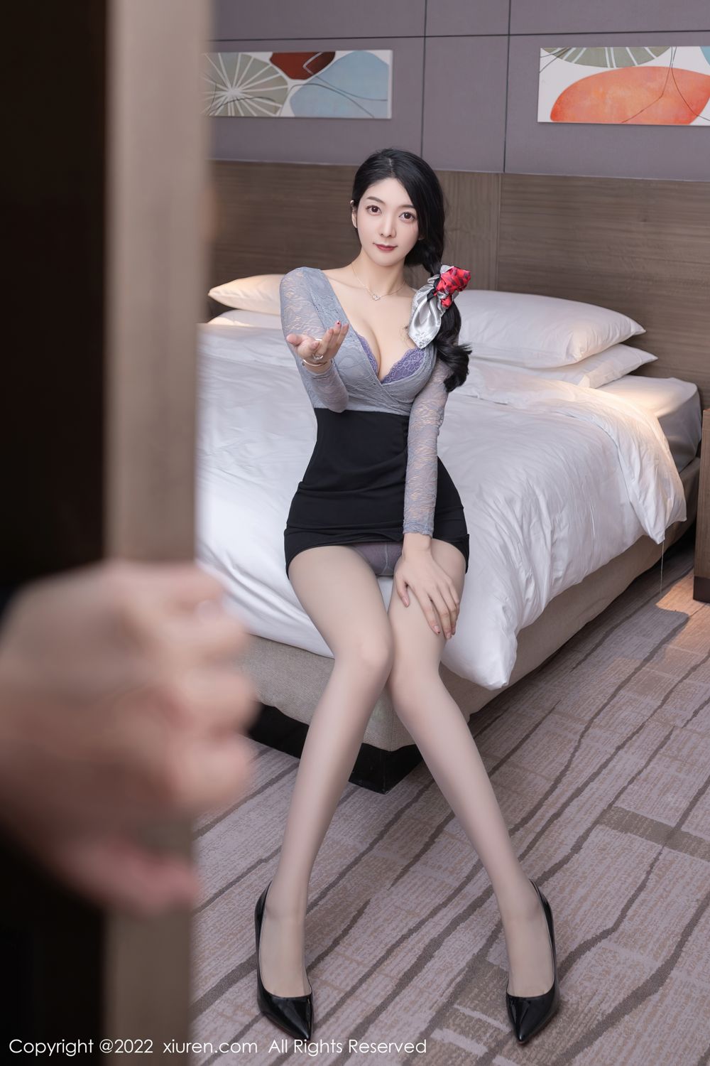 [XiuRen]高清写真图 2022.05.25 No.5058 Angela00秀人网性感内衣丝袜 小琪女神私房照|福利社